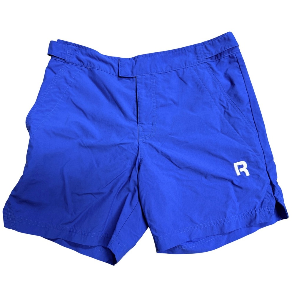Reebok Classic Blue Nylon Athletic Shorts Women Small Z82850 Sport Running - BW